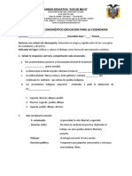 Evaluación de Diagnóstico Ciudadania 2bgu