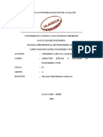 "Aspectos Éticos Del Ingeniero Civil" PDF