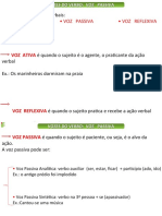 Gramática - Vozes Do Verbo