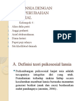 Askep Lansia Dengan Dengan Perubahan Psikososial