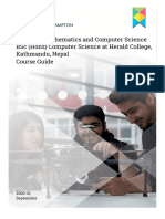 School of Mathematics and Computer Science BSC (Hons) Computer Science at Herald College, Kathmandu, Nepal Course Guide
