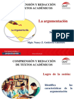 Sesión - 9 - La Argumentación PDF