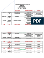 Schedule: Time DAY Schedule Name of Pupil Learning Modality Location