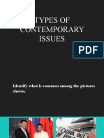 Types of Contemporary Social Issues