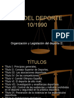 Tema 3 Ley Del Deporte Nacional