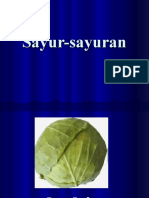 Sayur-sayuran