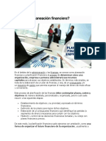 Què Es Planeaciòn Financiera PDF