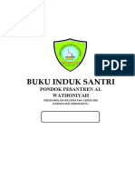 Cover Buku Induk Santri