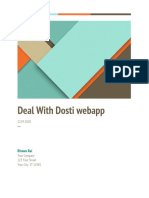 Deal With Dosti Webapp: Biswas Rai