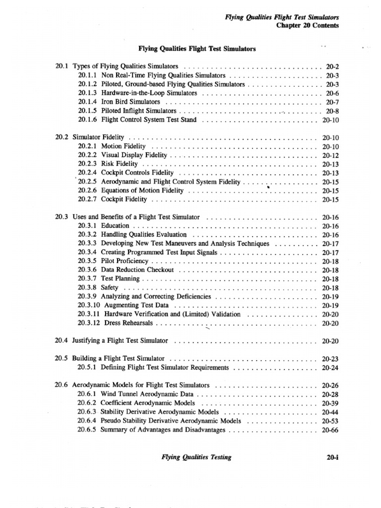 Flight Test Simulators Overview | PDF | Simulation | Flight