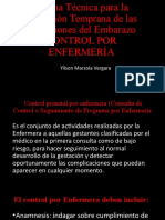 Control Prenatal Por Enfermeria