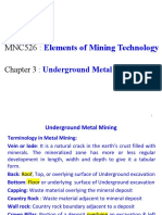 Elements of Mining Technology