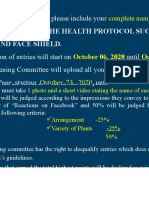 Relevance of The Theme - 20% Projection Poise and Bearing Creativity