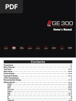 GE 300 MOOER Manual