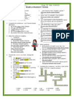 B2. SIMPLE PRESENT TENSE Salazar