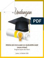 Undangan Wisudawan UI Program Sarjana & Vokasi 16 Oktober 2020