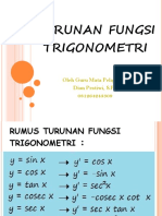 Turunan Fungsi Trigonometri PDF