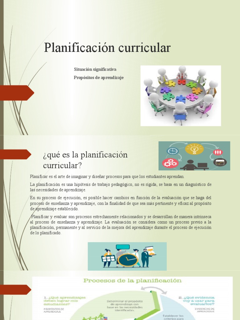 Guía de Planificación Curricular Efectiva | PDF | Aprendizaje | Evaluación