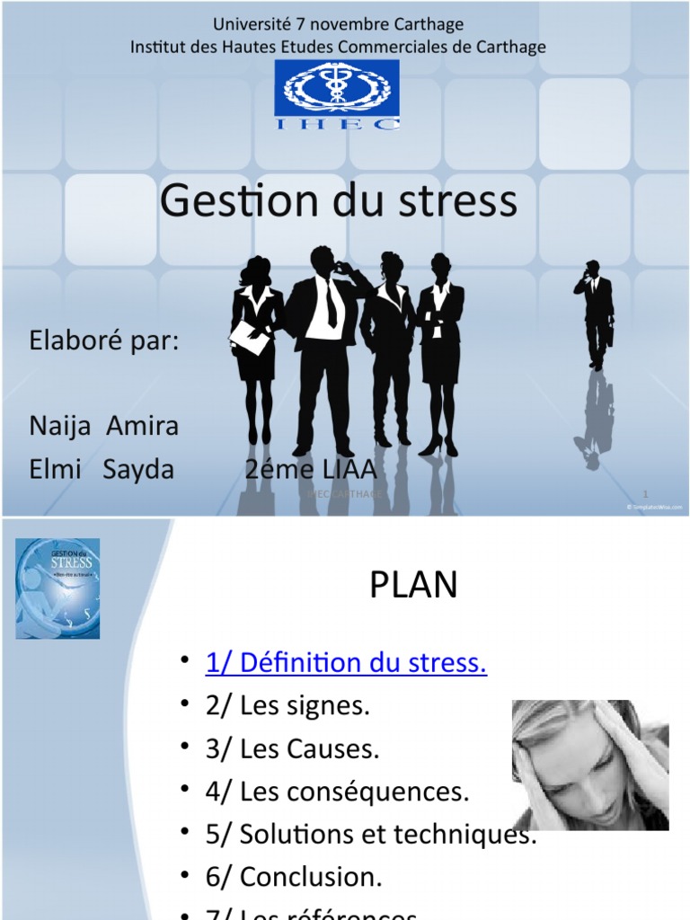 Causes et gestion du stress au travail | PDF | Environnement naturel ...