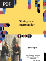 Strategies in Interpretation