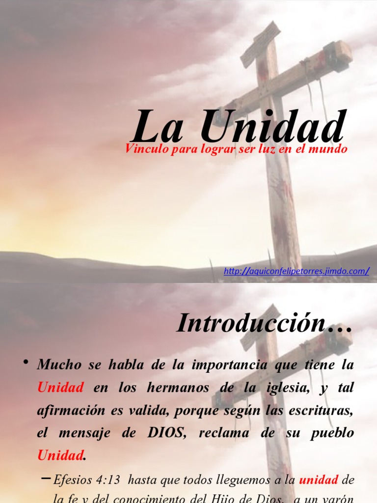La Esencia de la Unidad Cristiana | PDF | Cristo (título) | eucaristía