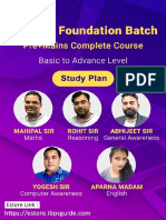 Bank Foundation Batch Video Course Schedul1