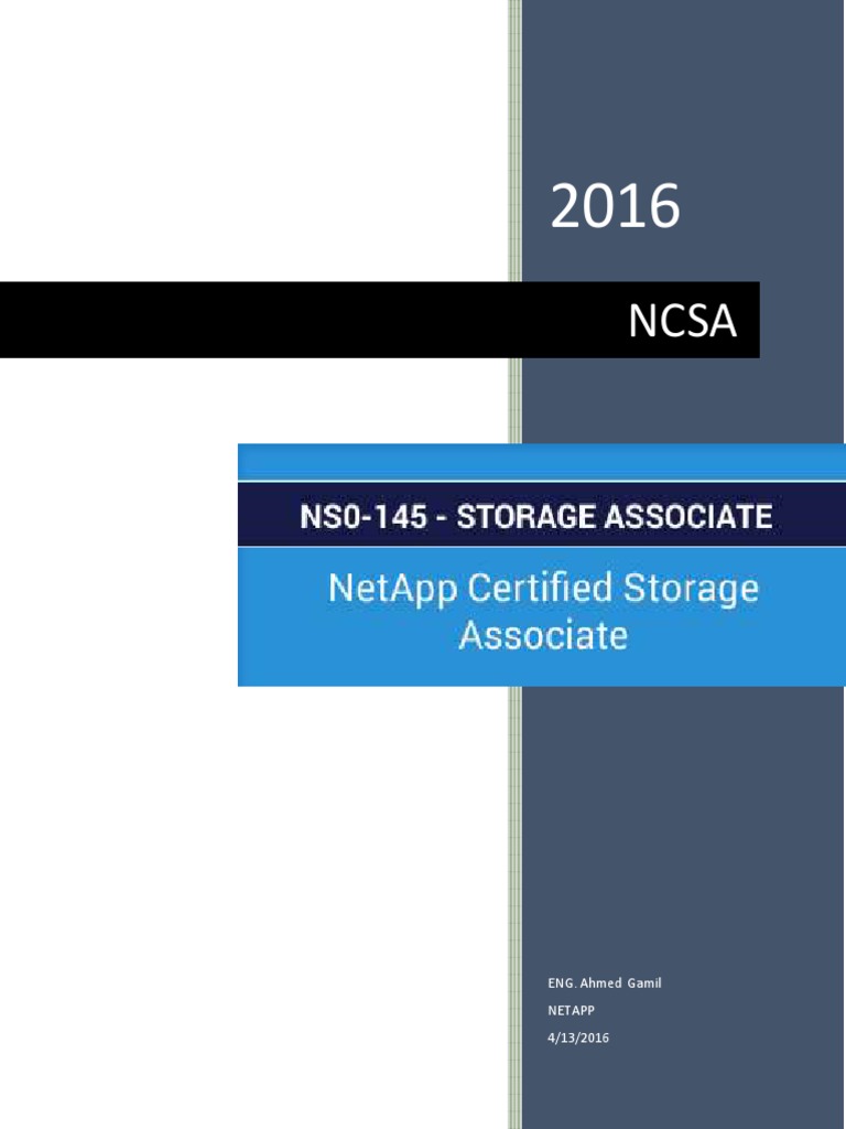 NetApp Ncsa PDF | PDF | Flash Memory | Solid State Drive