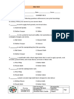 Pre-Test: Planning Training Session