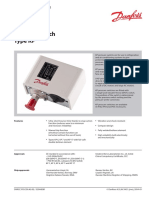 Pressure Switch Type KP, Danfoss