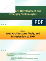 Main PDF 1 - Web Architecture, Tools, and Introduction to PHP.pdf