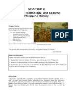 Science, Technology, and Society: Philippine History: Chapter Outline