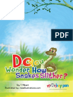 033 Do You Wonder How Snakes Slither Free Childrens Book by Monkey Pen