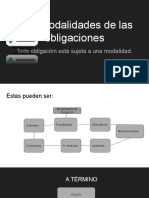 Modalidades de Las Obligaciones