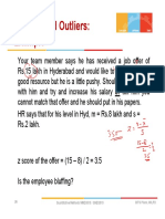 Z Score and Outliers: Example: BITS Pilani, WILPD Quantitative Methods MMZG515 / QMZG515