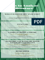 How To Analyze Literature 1 PDF