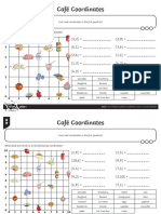 WORKSHEET - Coordinates Differentiated Worksheet PDF