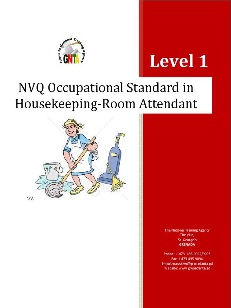 NVQ Level 1 Housekeeping Standards | PDF | Competence (Human Resources ...