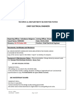 Handover Chief Electrician 5.01 PDF