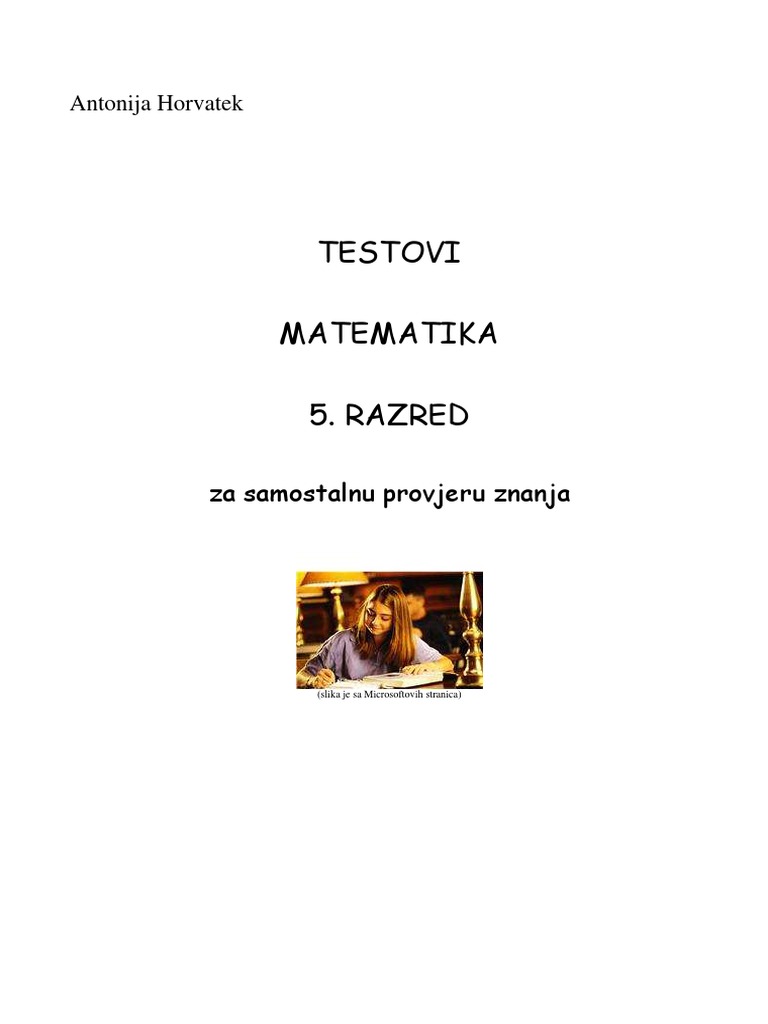 Testovi 5razred | PDF