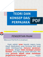 Teori Dan Konsep Dasar Perpajakan