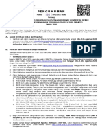 Pengumuman - Verif Dan Registrasi SBMPTN 2020 PDF