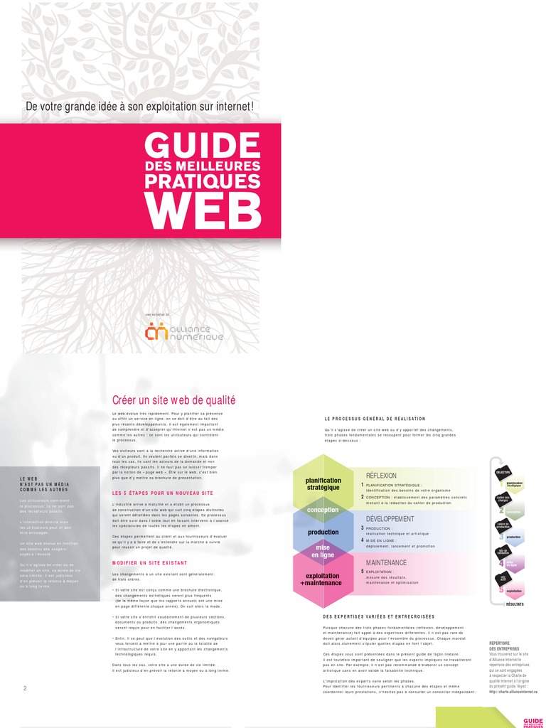 Guide Des Meilleures Pratiques Web | PDF | Moteur de recherche | Internet