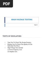 12.testing of High Voltage Equipment and Insulation Coordination