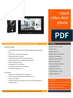 Iridium - Cloud Based Video Door Phone - OT IP VDP V5