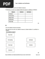 Topic: Validation and Verification Q1. Topic: Validation and Verification