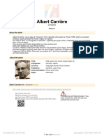 Carriere Albert Noel Pour Voix Seule Et Piano 22407