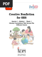 CREATIVE NONFICTION