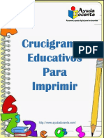 Crucigramas Educativos PDF