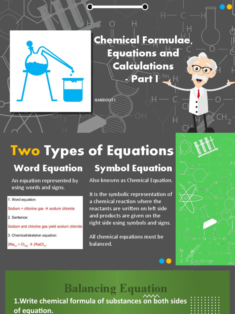 Chemical Equations and Calculations Guide | PDF | Mole (Unit) | Oxide