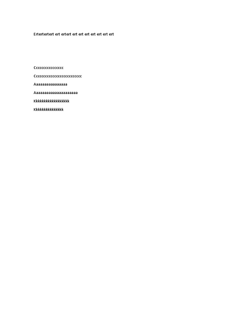 Placeholder Document Content | PDF